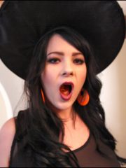 Rachel Aldana In Halloween Hooters - BTS - Set 2